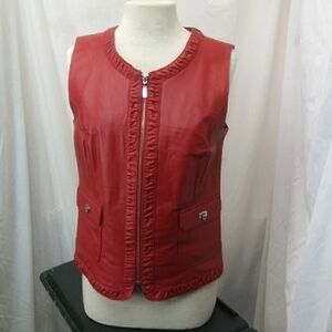 Peter Nygard Red Women's Vest